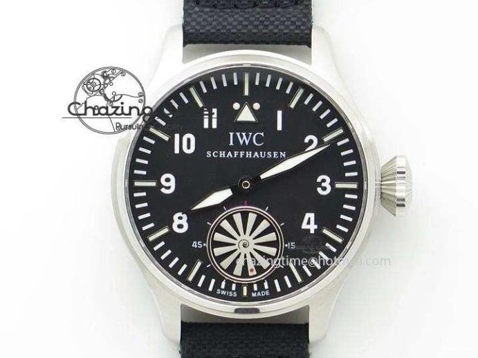 MIROTIME 0311 TechFriendly Aquatimer SS IW3290 RSF 1:1 Best Edition Black Dial on Black Rubber Strap A 7076